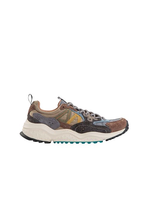 FLOWER MOUNTAIN Sneakers FLOWER MOUNTAIN | 1D34 - 001- 2019507-01.MARRONE/GRIGIO/NERO